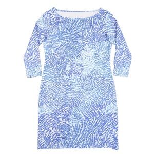 Southern Tide Dress Womens XS Blue Shift Coastal Beach Resort